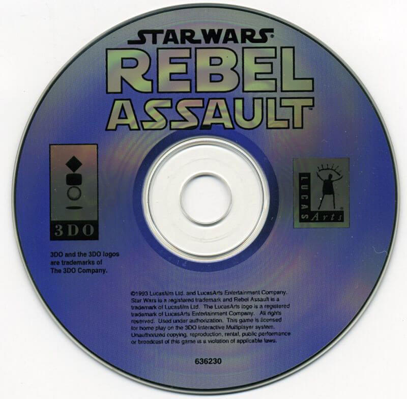 Лицензионный диск Star Wars - Rebel Assault для 3DO